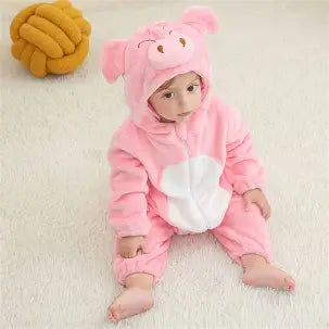 Pijama Disfraz de Animal para Bebé – 4 Diseños